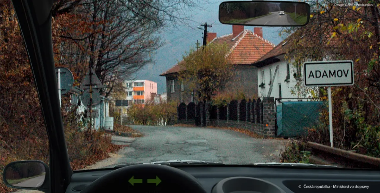 Značka IZ 4a Obec