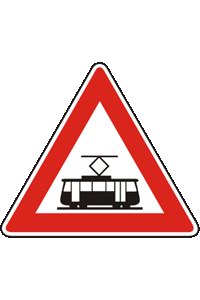 Značka A 25 Tramvaj