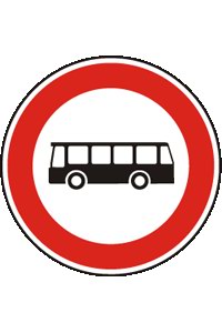 Značka B 5 Zákaz vjezdu autobusů