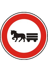 Značka B 9 Zákaz vjezdu potahových vozidel