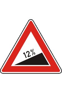 Značka A 5b Nebezpečné stoupání