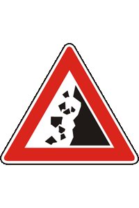 Značka A 18 Kamení na vozovce
