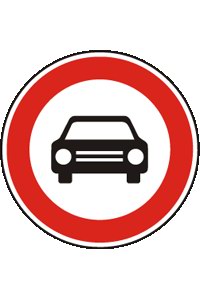 Značka B 3 Zákaz vjezdu všech motorových vozidel s výjimkou motocyklů bez postranního vozíku