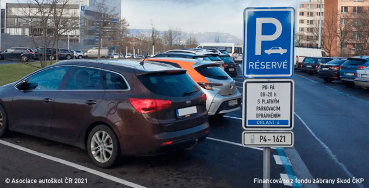 Značka IP 12 Vyhrazené parkoviště