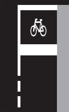 Značka V 19 Prostor pro cyklisty