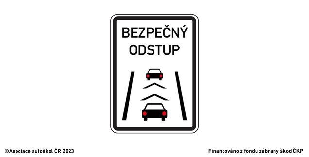 Značka IP 32 Bezpečný odstup